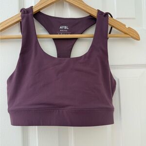 AYBL Deep Purple Sports Bra, Size S